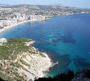 Aussicht vom Peñón de Ifach