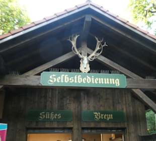 Netter Abend im Biergarten vom Augustiner-Keller