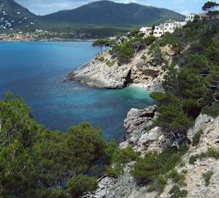 Sicht von den Höhlen von Arta