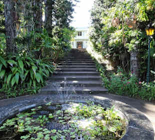 Zugang zum Botanischen Garten Mascarin