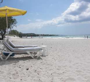 Strand direkt in Mastichari - super!