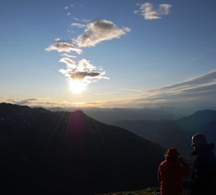 Sonnenaufgang über dem Ultental