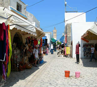 Markt von Mahdia an einem Samstag Mittag