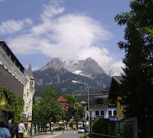 Blick zum Zentrum von Saalfelden