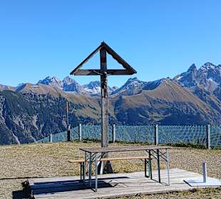 Platz beim Fellhorn für die Sonntagsmesse!