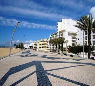 Strandpromenade in Quarteira