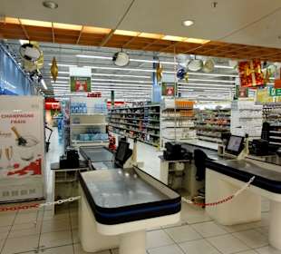 Blick in den Supermarkt