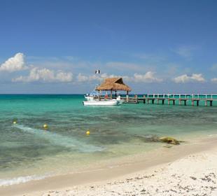 Strand in Cozumel