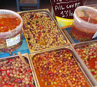 Impressionen vom Wochenmarkt Saint-Cyprien-Plage