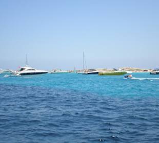 Yachten auf Formentera