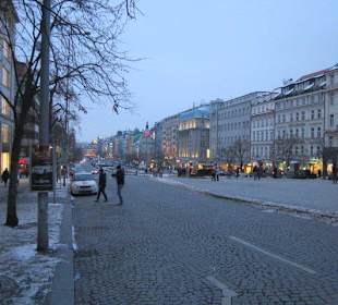 Wenzelsplatz am Abend