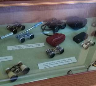 Schloßbesichtigung, Vitrinen