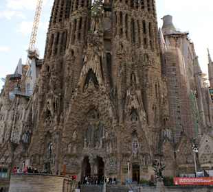 Außenimpression La Sagrada Familia
