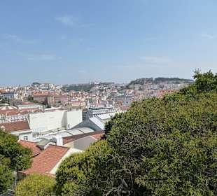 Blick vom oberem Punkt über die Stadt