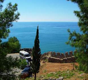 Burg von Alanya (Ic Kale) An&/Abfahrt