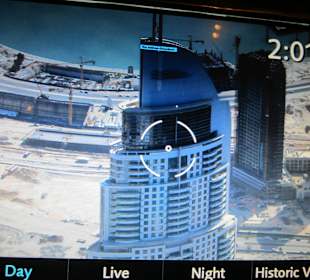 Bild vom Fernglas aus