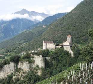 Ausblick auf Schloss Tirol
