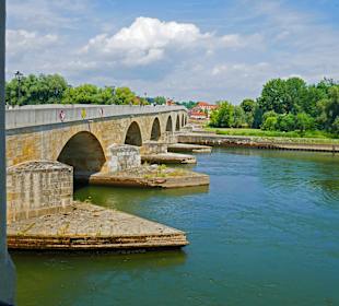 Die Brücke mit ihren starken "Beschlächten"