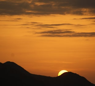 Jeder Sonnenuntergang anders