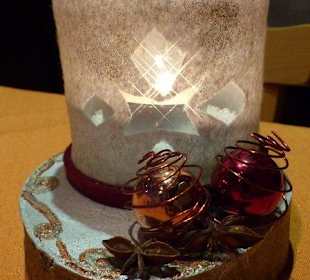 Tischdeko Weihnachten 2013