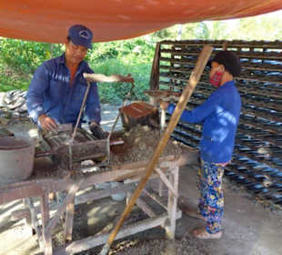 Dachziegelproduktion