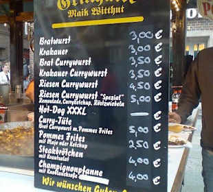 Die Wurstbude war auch da !!