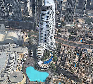 Blick vom Burj Khalifa