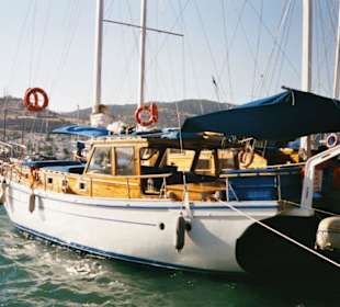 unser gemietetes Boot