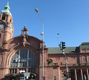 Beim Hauptbahnhof von Wiesbaden