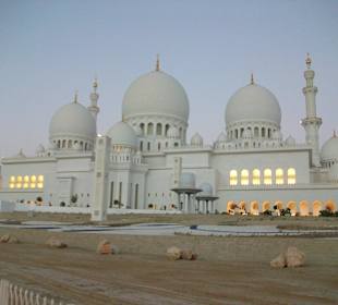 Sheikh Zayed Moschee in Abu Dhabi