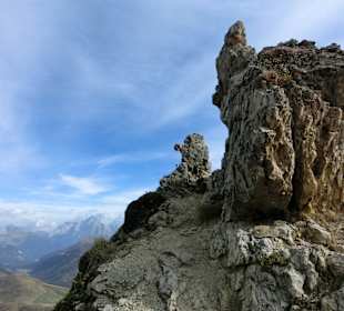 Felsformation in der Rosszahnscharte