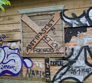 Die Antifa war auch schon hier.