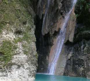 Traumhaft - Wasserfall zum Baden, kalt aber schön