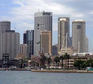 The first high building from right is the Hotel Shangri La