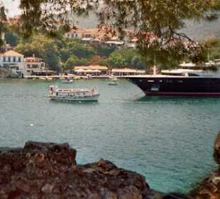 Private Yacht von europ. Touristen