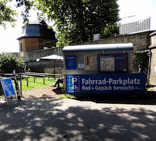 Bewachter Radparkplatz