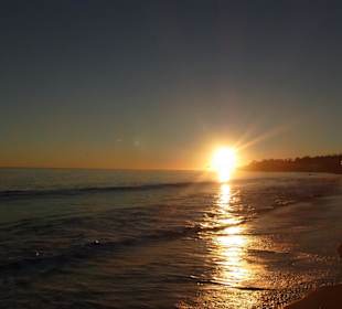 Sonnenuntergang in Malibu