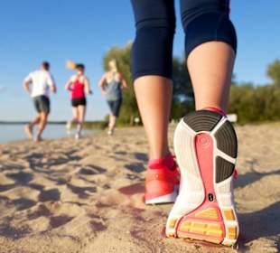 Joggen am Fleesensee