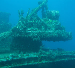 Aufbau Wrack Veronika L./Grenada
