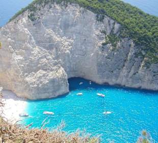 Widok na zatokę wraku z góry