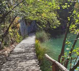 Im Nationalpark Plitvicer Seen