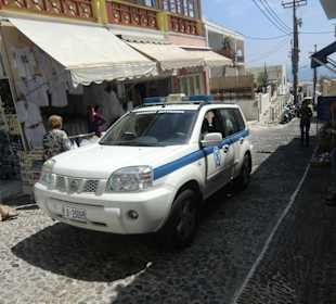 Die Polizei immer präsent