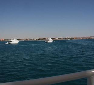 Blick auf Hurghada
