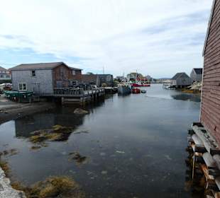 Blick auf den kleinen Hafen von Peggy's Cove