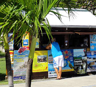 Ticket-Counter an der Marina Grande-Saline