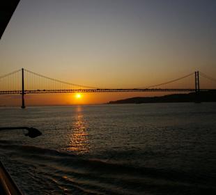 Sonnenaufgang in Lissabon