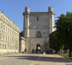 Blick zurück zum Haupteingang