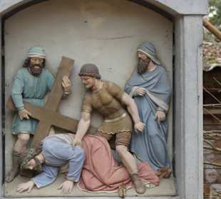 Kreuzwegstation Relief VII.