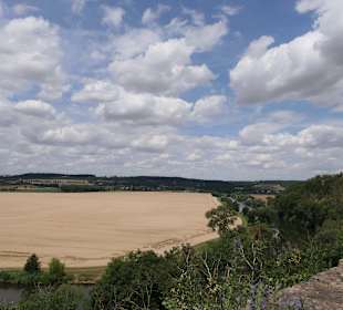 Schöner Ausblick von der Burgmaue