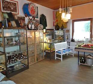 In den Räumen des Glasmuseum Gnarrenburg